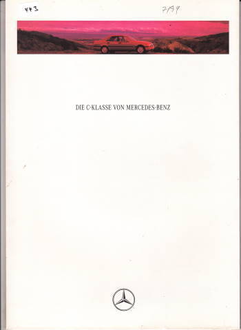 Mercedes C Klasse Prospekt 8-1994