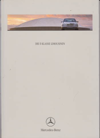 Mercedes E Klasse Prospekt 9-1998