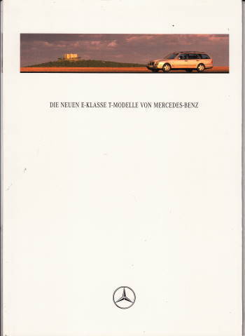 Mercedes E Klasse T Modell Autoprospekt 8-1996