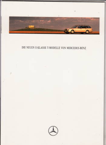 Mercedes E Klasse T Modell Prospekt 4-1996