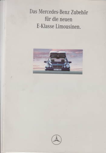 Mercedes E Klasse Zubehör Prospekt 8-1995 Archiv