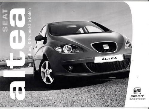 Technische Daten Seat Altea 6-2005