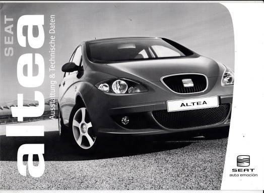 Technische Daten Seat Altea 6-2005
