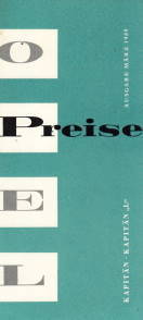 alte Preisliste Opel  Kapitän 3-1959
