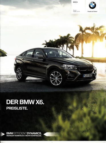 BMW X6 Preisliste 5-2015
