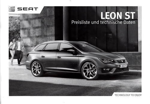 Seat Leon ST Preisliste 11-2015