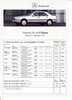 Preisliste Mercedes C Klasse Limousine 9-1995