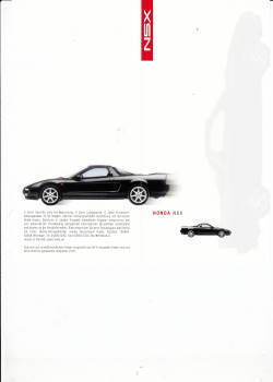 Preisliste Honda NSX 4-1998