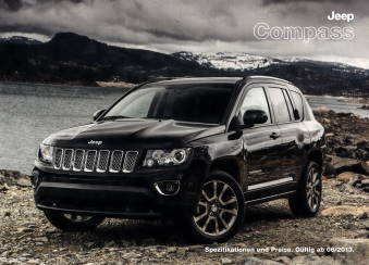 Jeep Compass Preisliste Spezifikationen 6-2013