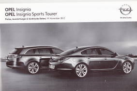 Opel Insignia Preisliste 11-2012