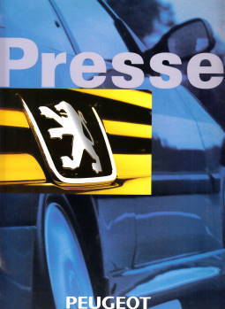 Pressemappe Peugeot 406 V6