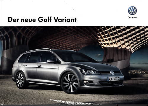 Prospekt VW Golf Variant 8-2013
