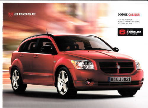 Dodge Caliber Preisliste 4-2008
