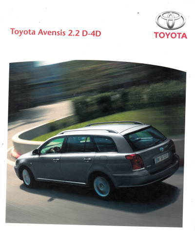 Pressemappe Toyota Avensis 2005