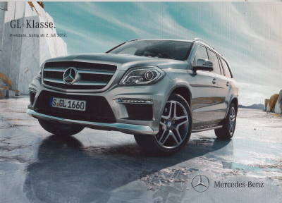 Mercedes GL Klasse Preisliste 7-2012