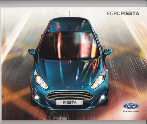 Ford Fiesta Autoprospekt August 2013