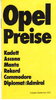 Opel Programm Preisliste 9-1973