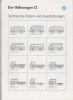 VW LT Technikprospekte