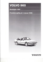 Volvo Serie 900 Preislisten