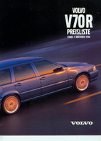 Volvo V70 Preislisten