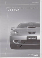 Toyota Celica Technikprospekte