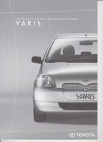 Toyota Yaris Technikprospekte