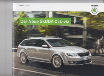 Für Fans: Skoda Octavia Autoprospekt 2013