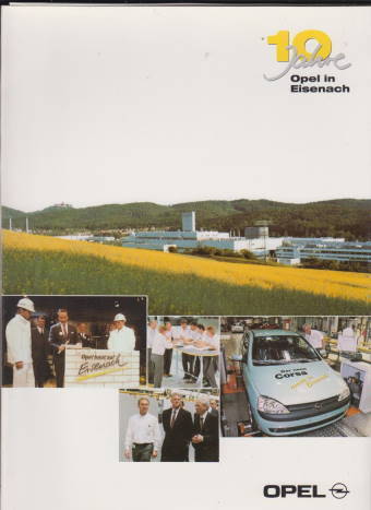 Pressemppe 10 Jahre Opel in Eisenach