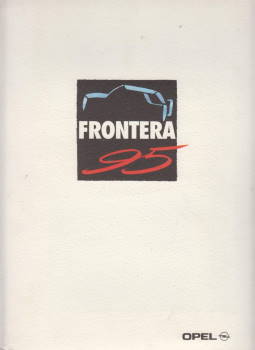 Opel Frontera Pressemappe 1995