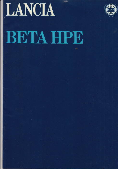 Lancia Beta HPE Prospekt 1979