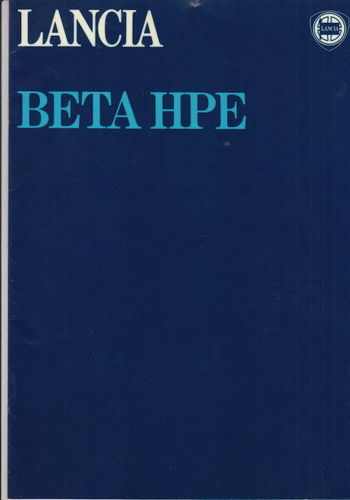 Lancia Beta HPE Prospekt 1979