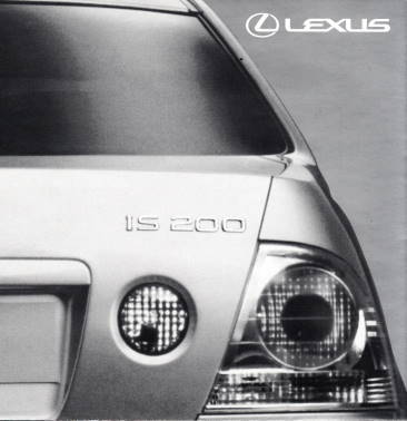 Automobilprospekt Lexus IS 200