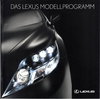Prospekt Lexus Modellprogramm 2008