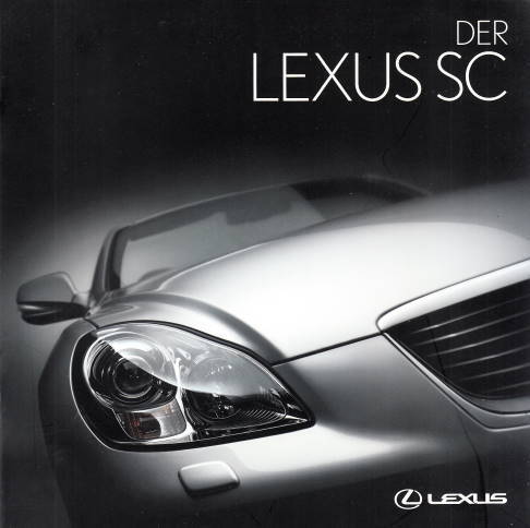 Der Lexus SC Prospekt 2008