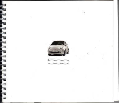 Autoprospekt Fiat 500 3-2008