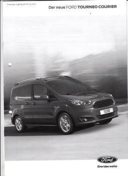 Preisliste Ford Tourneo Courier 3-2014
