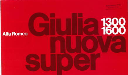 Alfa Romeo Giulia nuova super Prospekt