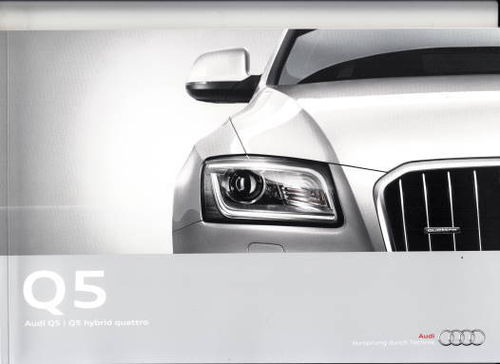 Audi Q5  Autoprospekt 9-2012