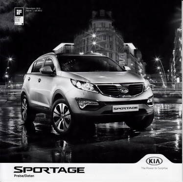 Kia Sportage Preisliste 7-2012
