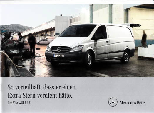 Mercedes Vito Worker Prospekt 2011