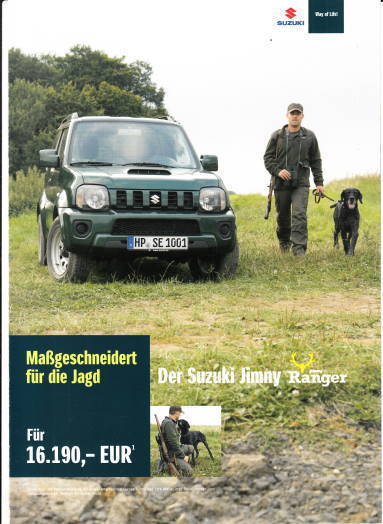 Autoprospekt Suzuki Jimny Ranger 9-2012