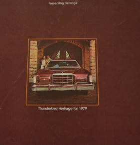 Prospekt Ford Thunderbird Heritage 1978  USA