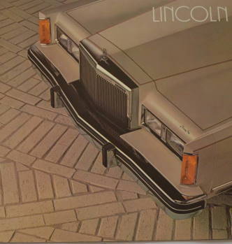 Lincoln PKW Programm Prospekt USA 1981