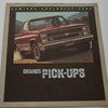 Prospekt Chevrolet Grands Pickups 1983