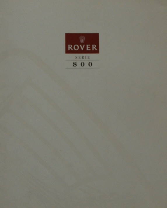 Rover 800 Prospekt 3-1992
