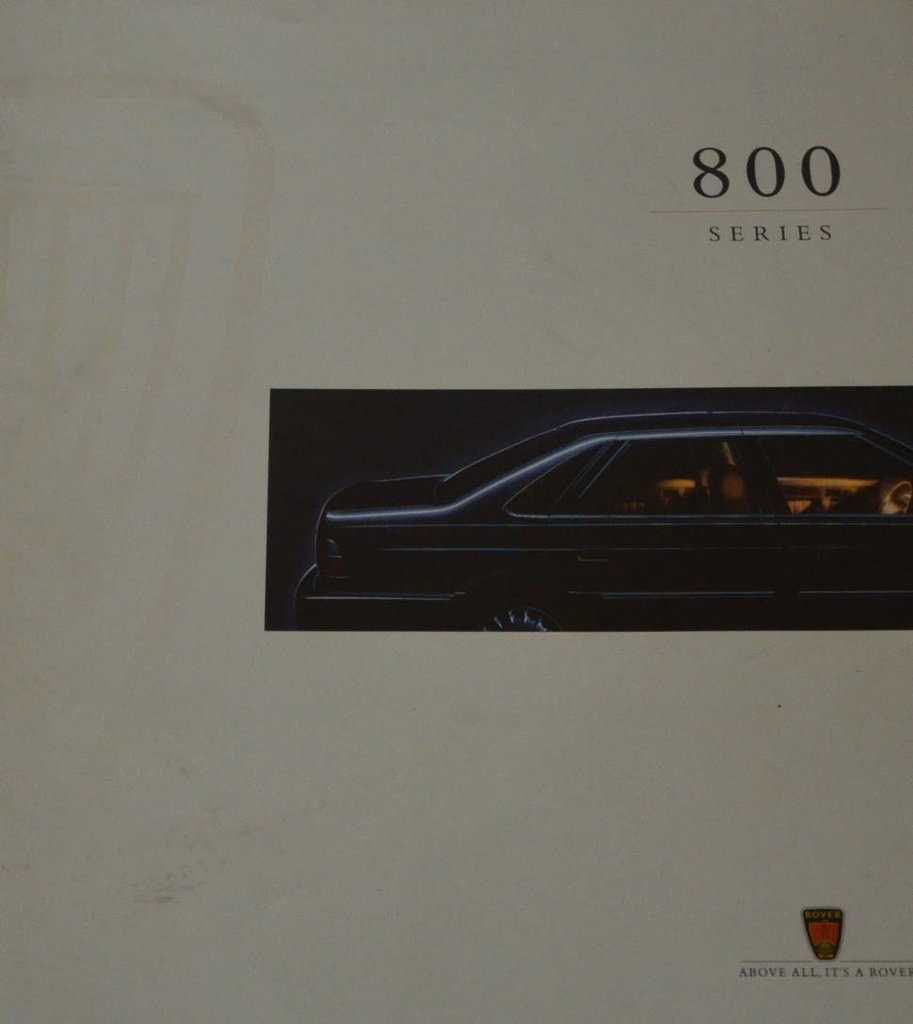 Rover 800 Prospekt 1996 englisch