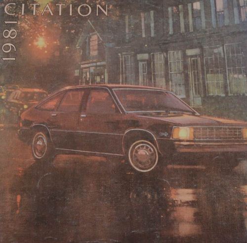 Chevrolet Citation Prospekt USA 1980