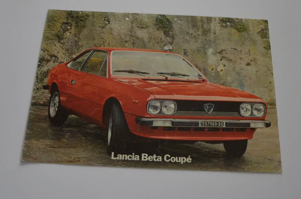 Lancia Beta Coupe Autoprospekt 1976
