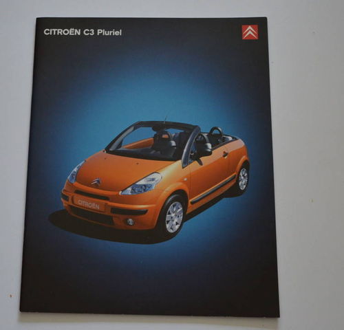 Citroen C3 Pluriel Autoprospekt Mai 2002
