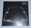 Verkaufsprospekt Citroen XM  Juli 1989